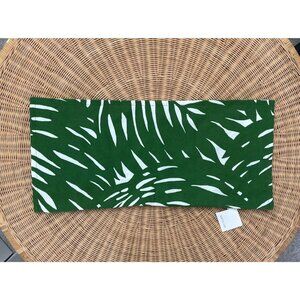 Serena & Lily Green and White Accent Pillow